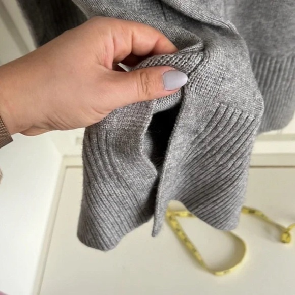 Anthropologie MOTH Gray Mockneck Sweater - Picture 5 of 7